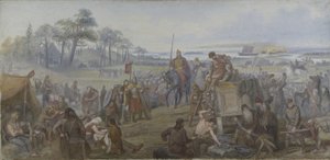 Etter slaget ved Fyrisvall, ca. 1890